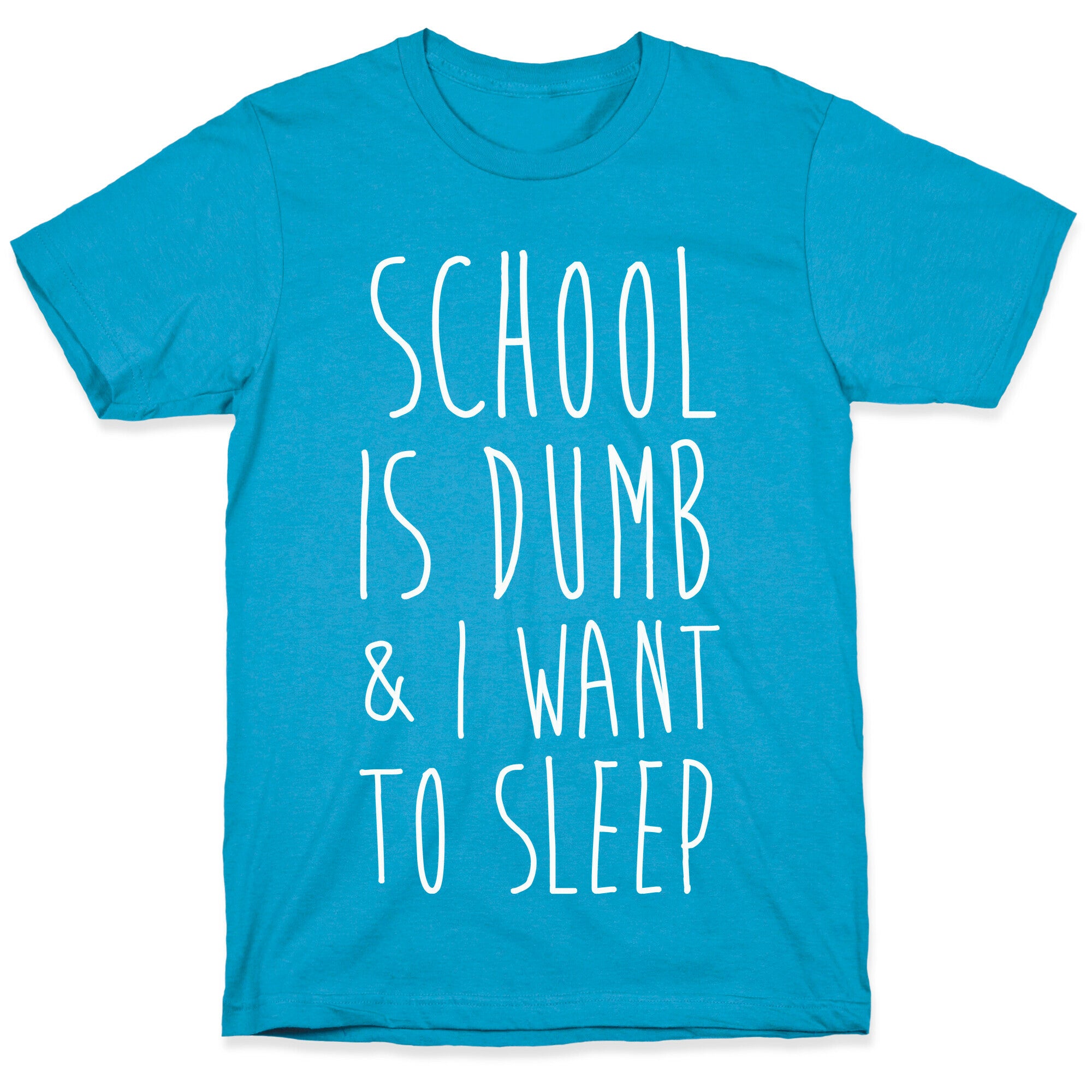 School is Dumb Unisex Triblend Tee